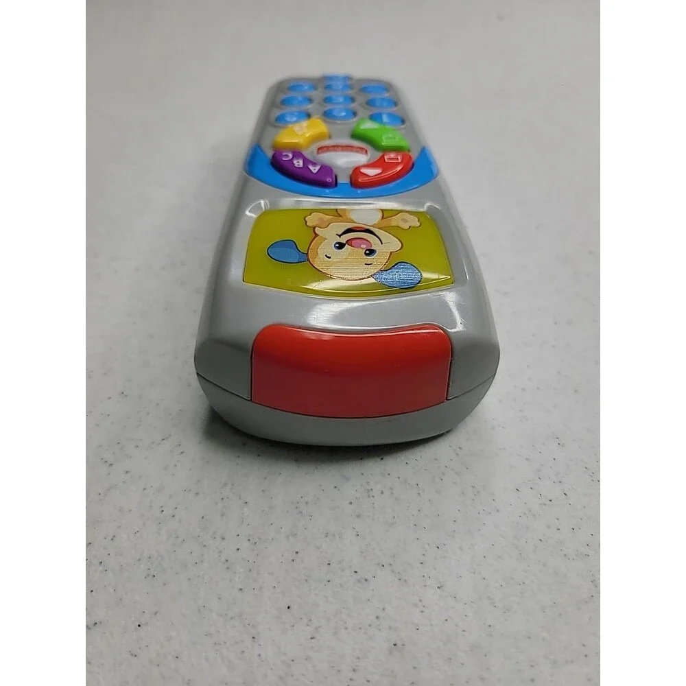 Fisher Price Puppy TV Remote Laugh & Learn Toy Sounds And Lights Learning Toy Wo